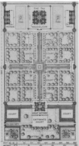 plan of taj mahal